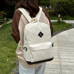 Large Capacity Preppy Backpack School Laptop BookBag