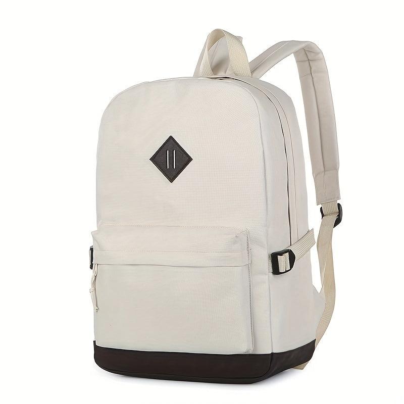 Large Capacity Preppy Backpack School Laptop BookBag