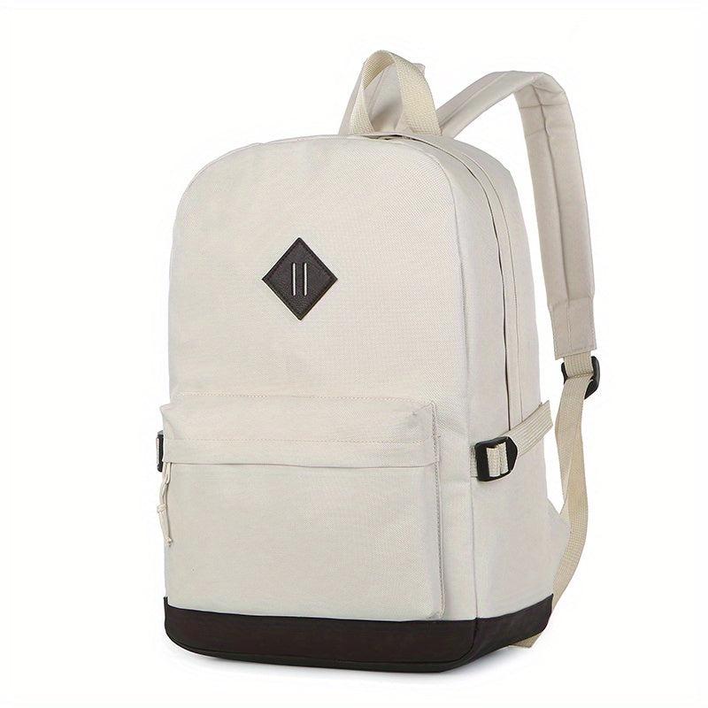 Large Capacity Preppy Backpack School Laptop BookBag