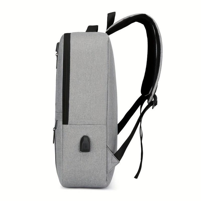 Casual Large Capacity Laptop Backpack Zipper All Match Zipper Rucksack