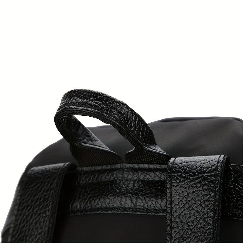 Anti Theft Backpack Purse PU Leather College Backpack for School & Travel