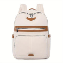 Casual Minimalist Zipper Backpack Lightweight Rucksack Storage Daypack