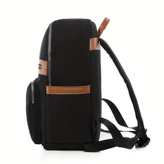 Casual Minimalist Zipper Backpack Lightweight Rucksack Storage Daypack