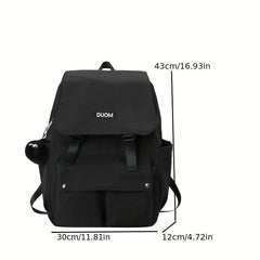 Large Capacity Backpack Nylon Lightweight School Travel Commuter Bag