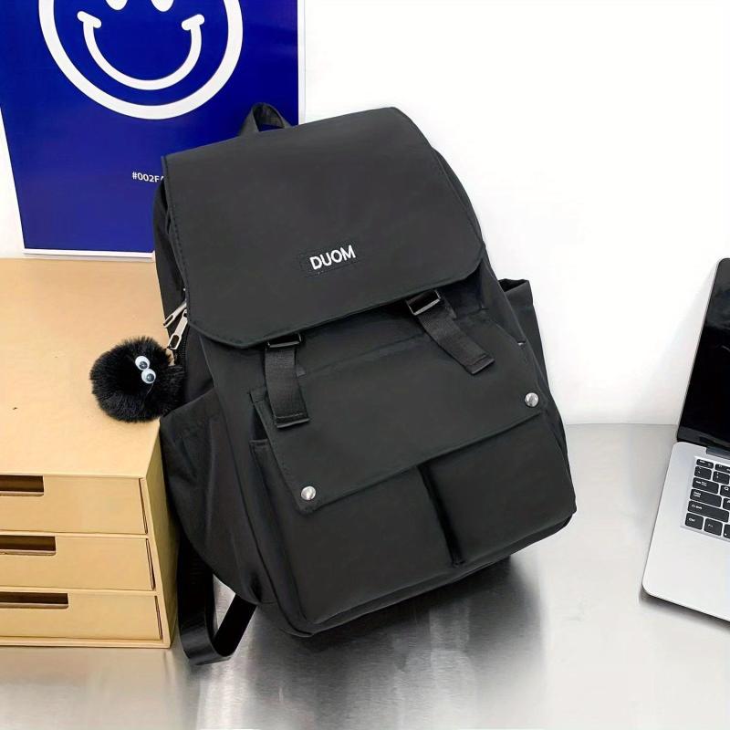 Large Capacity Backpack Nylon Lightweight School Travel Commuter Bag