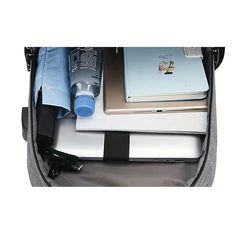 Preppy Style School Backpack Large Capacity Bookbag Casual Travel Rucksack