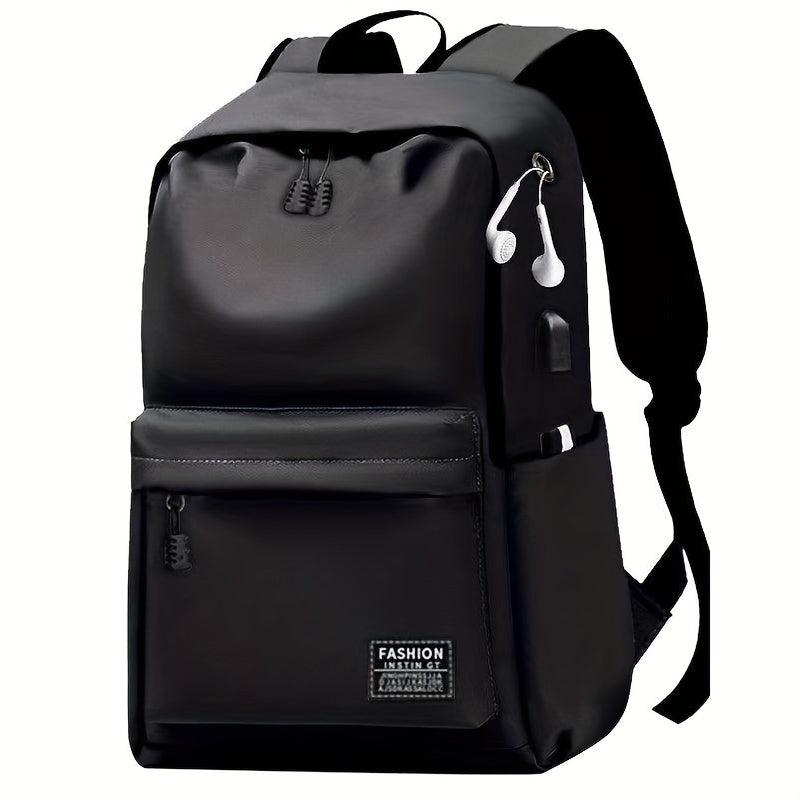 Preppy Style School Backpack Large Capacity Bookbag Casual Travel Rucksack