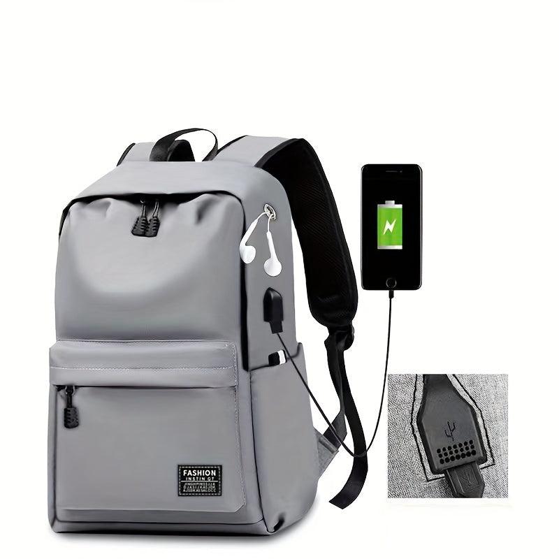 Preppy Style School Backpack Large Capacity Bookbag Casual Travel Rucksack