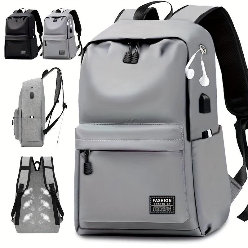 Preppy Style School Backpack Large Capacity Bookbag Casual Travel Rucksack