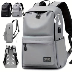 Preppy Style School Backpack Large Capacity Bookbag Casual Travel Rucksack