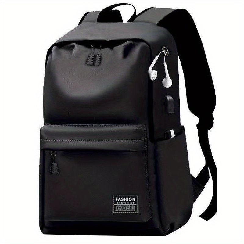 Preppy Style School Backpack Large Capacity Bookbag Casual Travel Rucksack