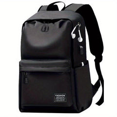 Preppy Style School Backpack Large Capacity Bookbag Casual Travel Rucksack