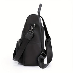 Casual Solid Backpack Travel Rucksack Women's Daypack