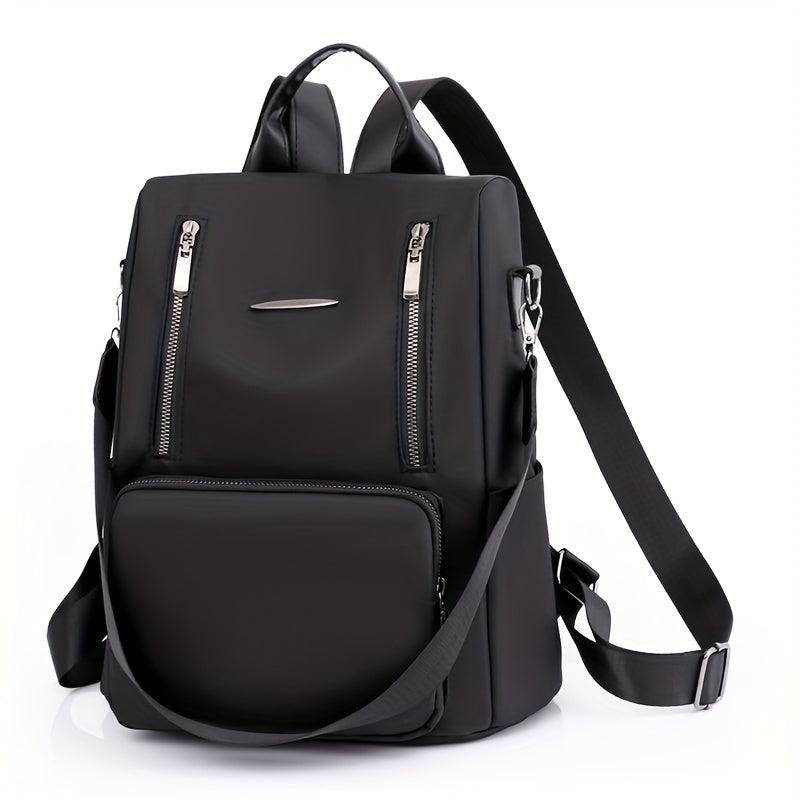 Casual Solid Backpack Travel Rucksack Women's Daypack
