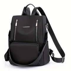 Casual Solid Backpack Travel Rucksack Women's Daypack