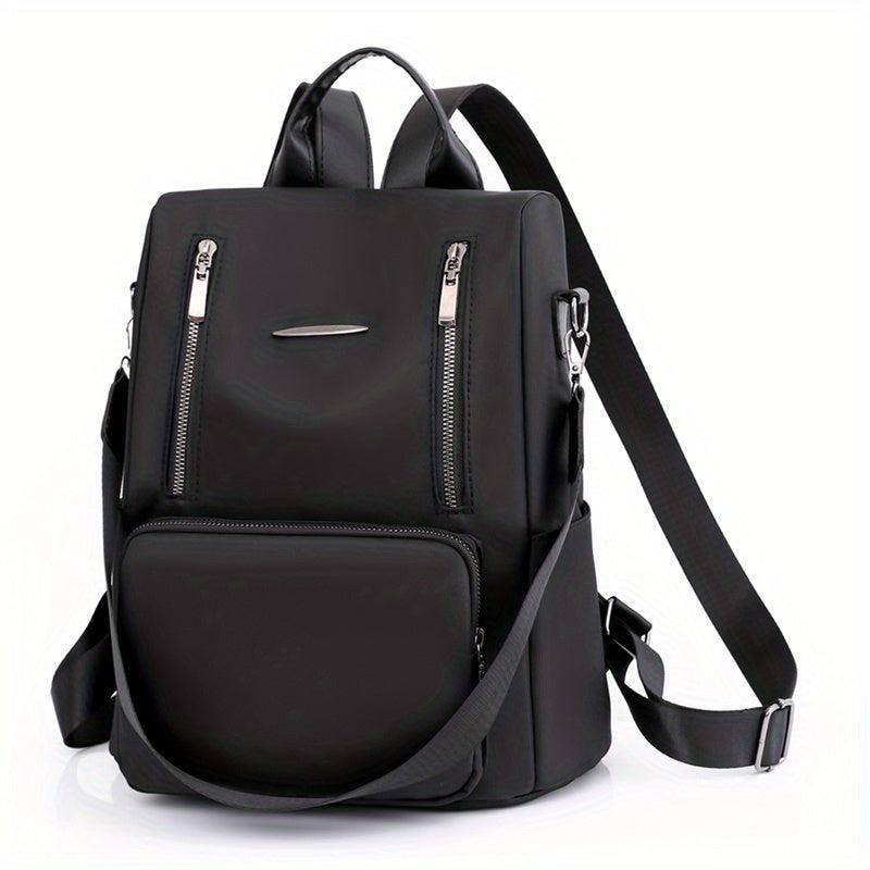 Casual Solid Backpack Travel Rucksack Women's Daypack