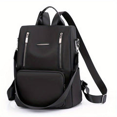 Casual Solid Backpack Travel Rucksack Women's Daypack
