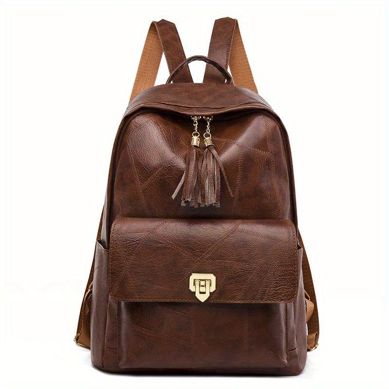 Vintage Anti Theft Backpack Purse For Women Travel Large Capacity