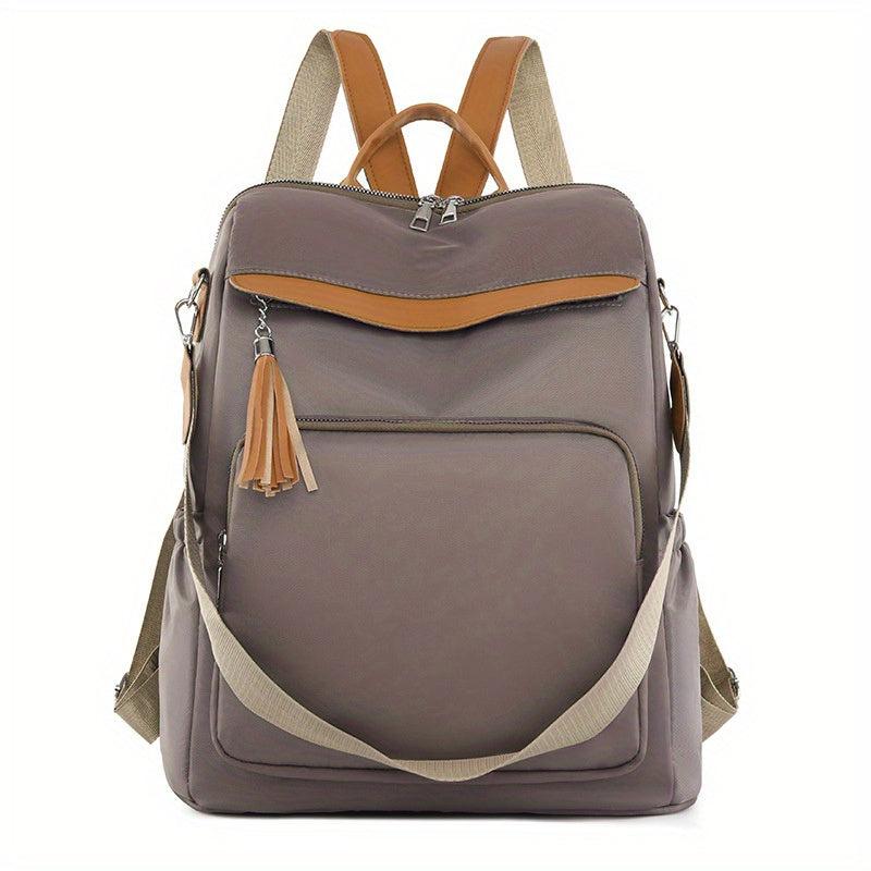 Vintage Convertible Backpack Purse Preppy Daypack Women's Casual School Bag