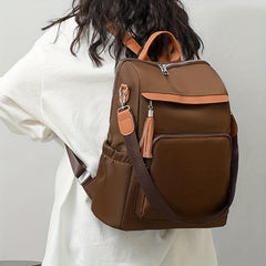 Vintage Convertible Backpack Purse Preppy Daypack Women's Casual School Bag