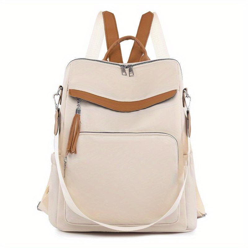 Vintage Convertible Backpack Purse Preppy Daypack Women's Casual School Bag
