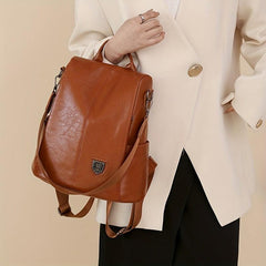 Classic Minimalist Backpack for Women - All Match Casual Daypack
