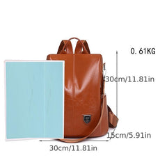 Classic Minimalist Backpack for Women - All Match Casual Daypack