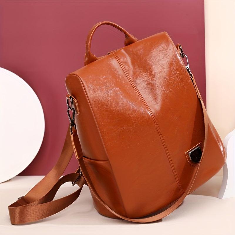 Classic Minimalist Backpack for Women - All Match Casual Daypack