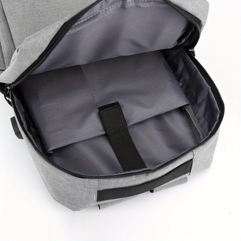 3pcs Business Laptop Backpack Travel Rucksack with Crossbody Bag & Clutch Purse