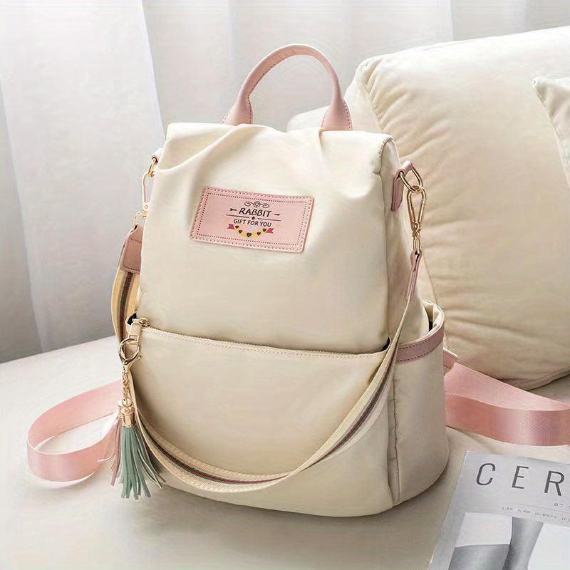 Large Capacity Nylon Backpack Waterproof Shoulder Bag