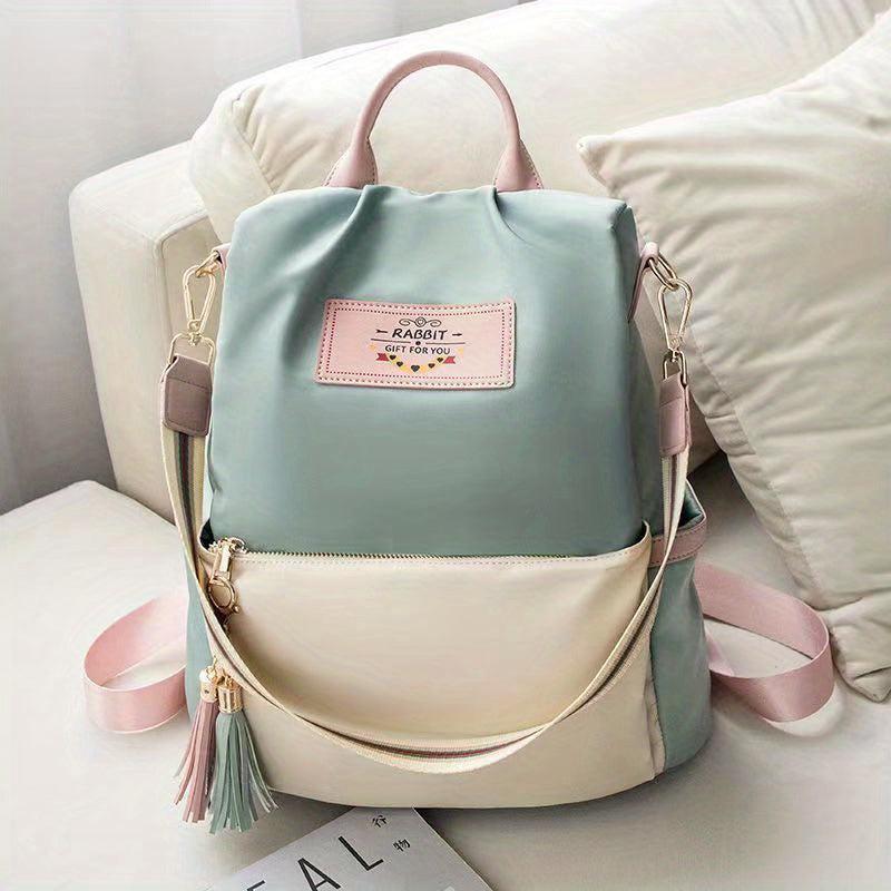 Large Capacity Nylon Backpack Waterproof Shoulder Bag