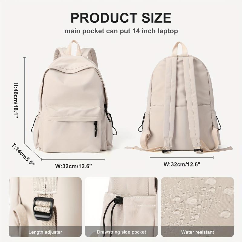 Preppy Style School Bag Lightweight Travel Backpack