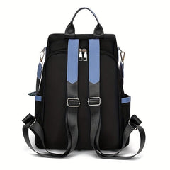 Nylon Backpack Purse Pompom Decor Functional Shoulder Bag