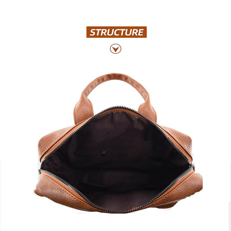 Casual Vintage Backpack Solid Rucksack Women's Travel Daypack
