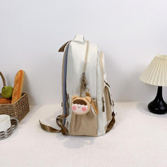 Colorblock Backpack Women's Casual Rucksack