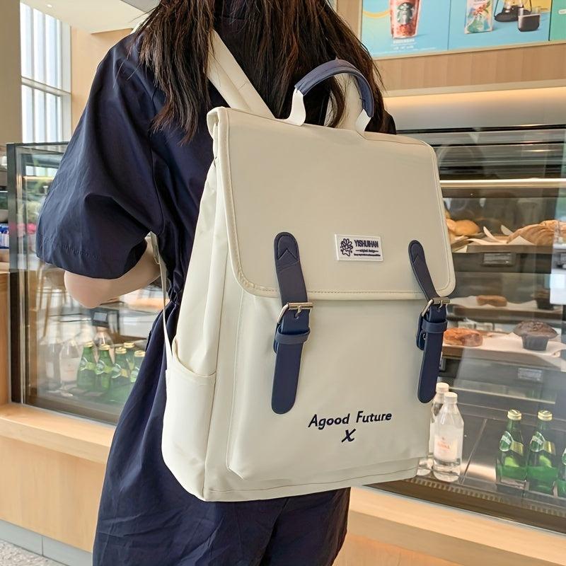 Japanese Style Flap Backpack Preppy Style Student School Bag