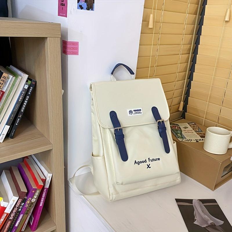 Japanese Style Flap Backpack Preppy Style Student School Bag