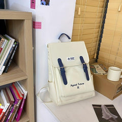 Japanese Style Flap Backpack Preppy Style Student School Bag