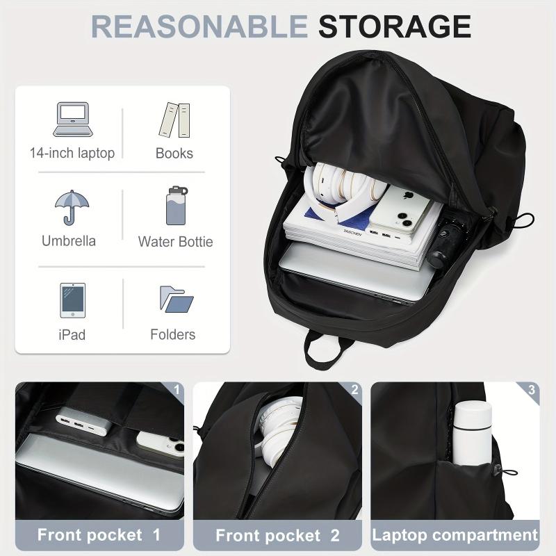 Large Laptop Backpack Heavy Duty Travel Daypack Rucksack