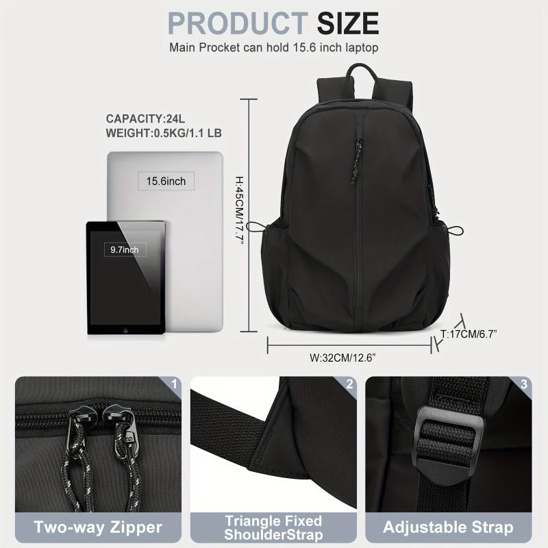 Large Laptop Backpack Heavy Duty Travel Daypack Rucksack