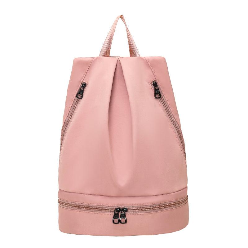 Large Capacity Ruched Backpack with Adjustable Strap