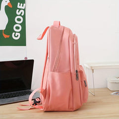 4PCS Large Capacity Backpack Set for Students Girls