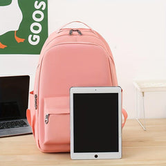 4PCS Large Capacity Backpack Set for Students Girls