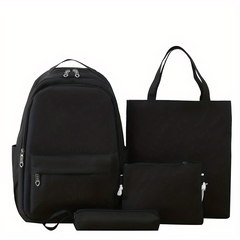 4PCS Large Capacity Backpack Set for Students Girls