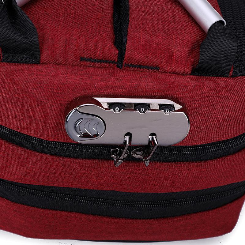 Anti Theft Backpack Casual Laptop Bag with USB Charging Port