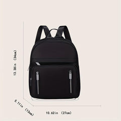 Large Capacity Canvas Backpack Durable Lightweight School Travel Bag