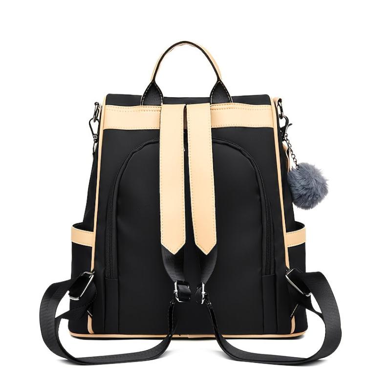 Nylon Backpack Large Zipper Backpack For Work & Travel