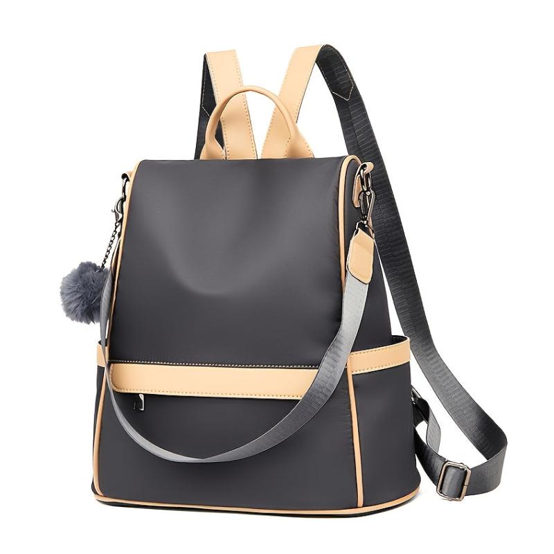 Nylon Backpack Large Zipper Backpack For Work & Travel