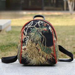 Phoenix Sequin Embroidery Mini Backpack For Women