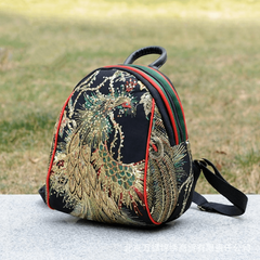 Phoenix Sequin Embroidery Mini Backpack For Women